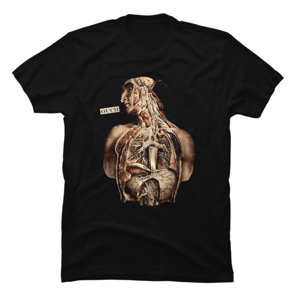 human anatomy t-shirt